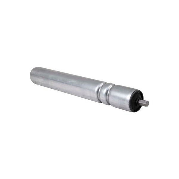 Omni Metalcraft 1.9" Dia. x 16 Ga. Galvanized Double Grooved Roller for 39" O.A.W. Omni Conveyors 42076-39-GP - main